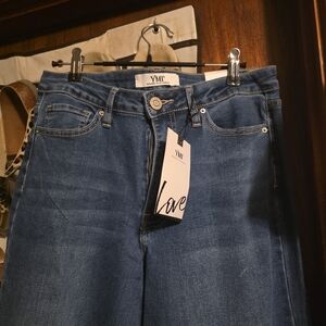 YMI Women's High Rise Dark Blue Jeans